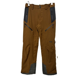 Outdoor Research Men's Sm Skyward II Pant Brown Gray Ski Snow Winter Lightweight